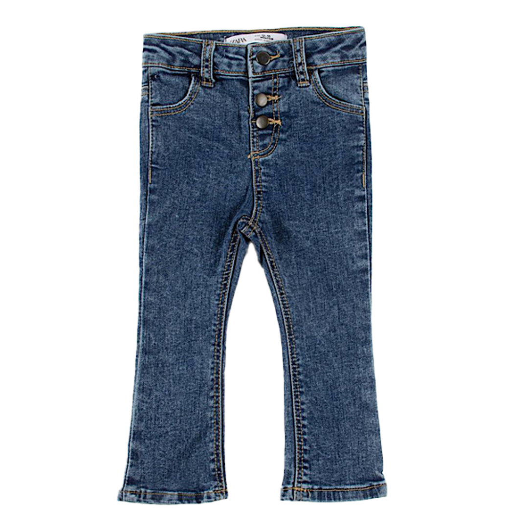 شلوار جین زارا (ZARA) مدل دکمه دار SlimFit