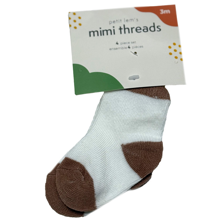ست 4 تکه بلوز و شلوار دورس بدون کرک و تیشرت و جوراب پسرانه برند Mimi threads طرح دایناسور