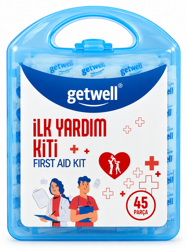 کیف کمکهای اولیه Getwell مدل 45 پارچه