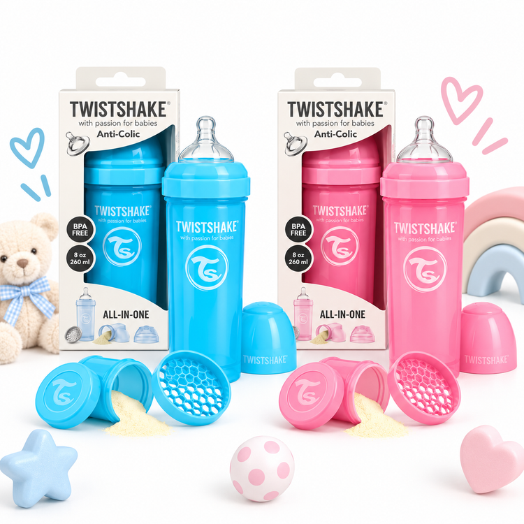 شیشه شیر ضدنفخ تویستشیک Twistshake Anti-Colic حجم 260 میلیلیتر