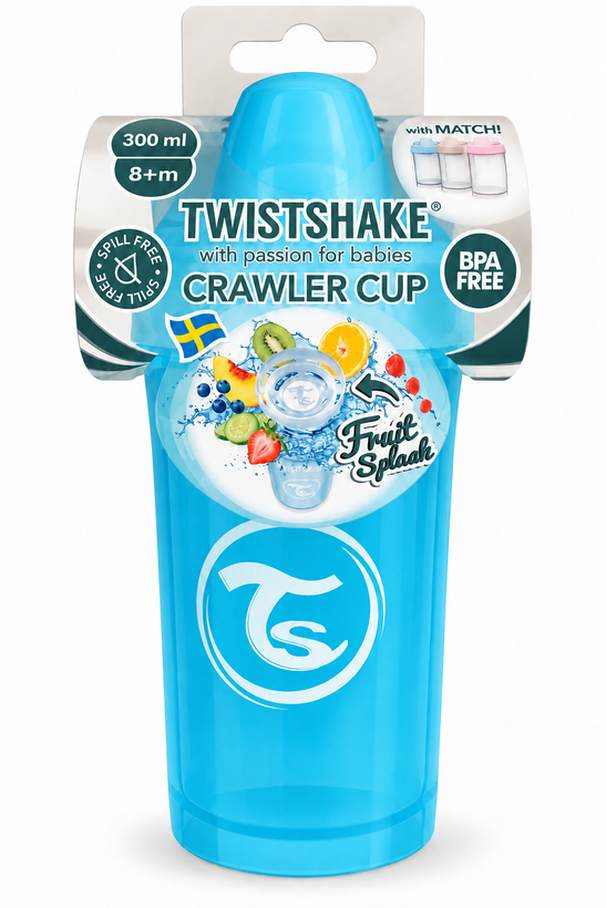 لیوان آموزشی Twistshake Crawler Cup حجم 300 میلیلیتر مناسب بالای 8 ماه