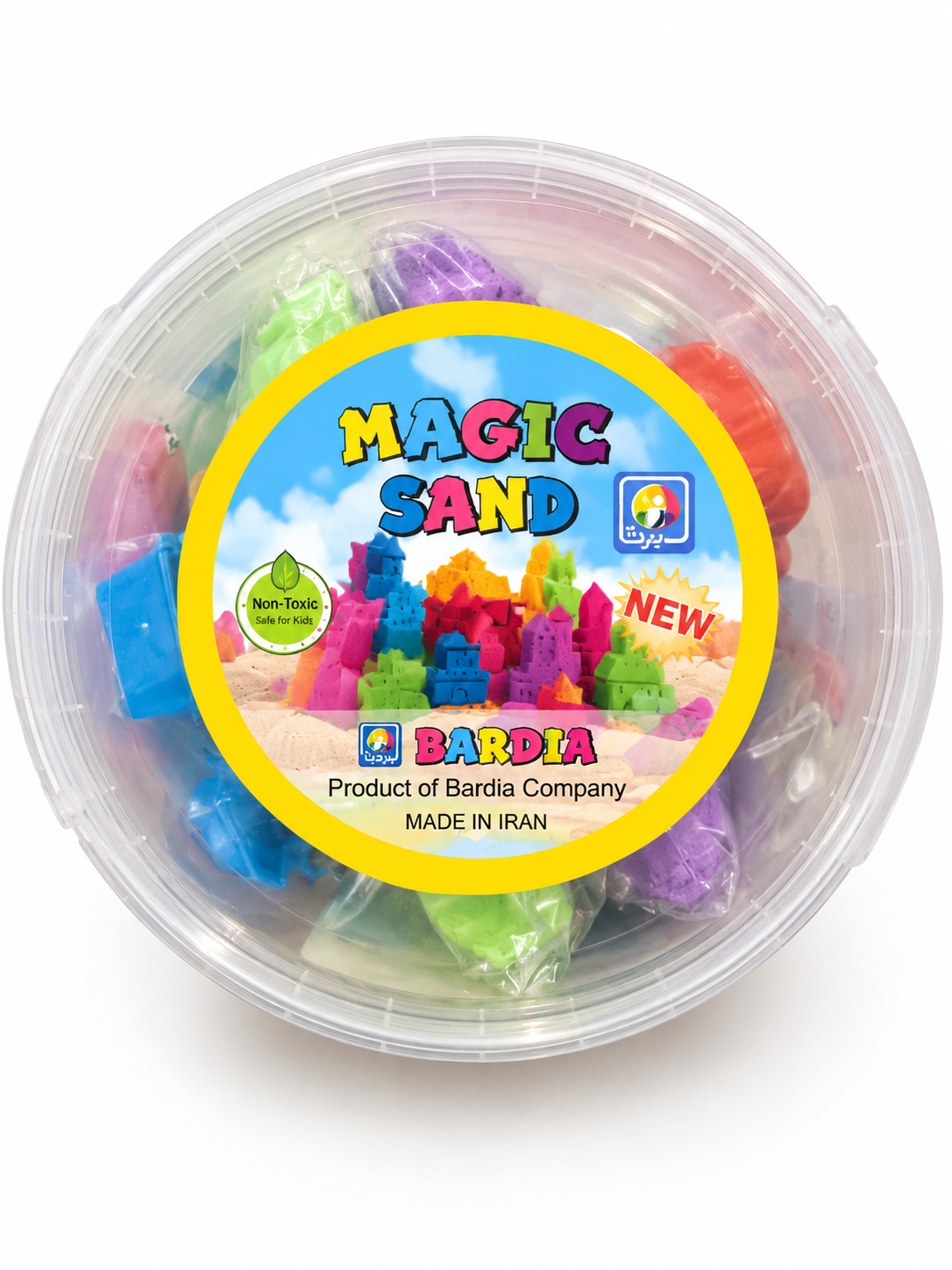 شن جادویی کودک سطلی بردیا Magic Sand